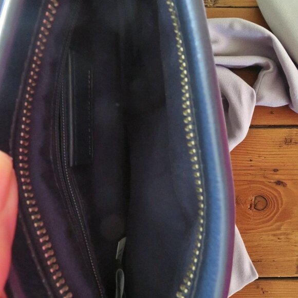 Marc by MARC JACOBS Classic Q Percy Small Dark Navy Leather Crossbody Bag, EUC - Picture 8 of 14